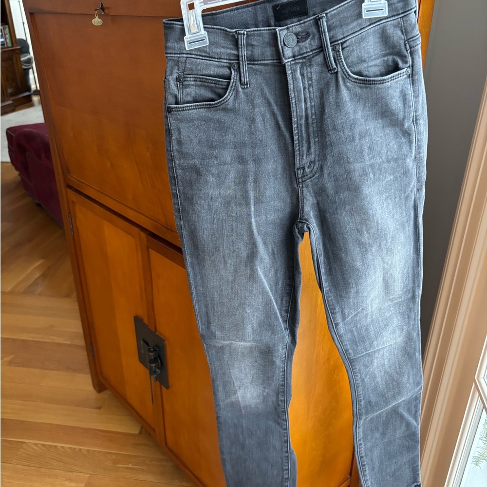 Mother grey skinny jeans